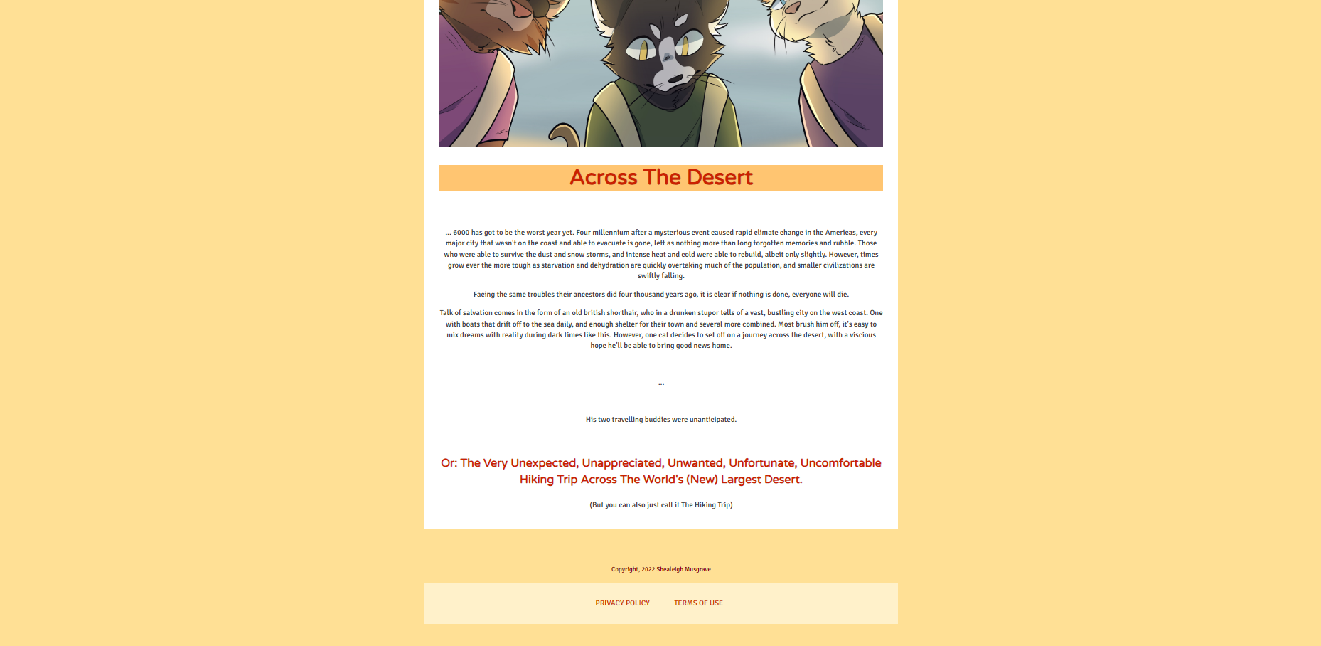 The Hiking Trip Home Page Bottom