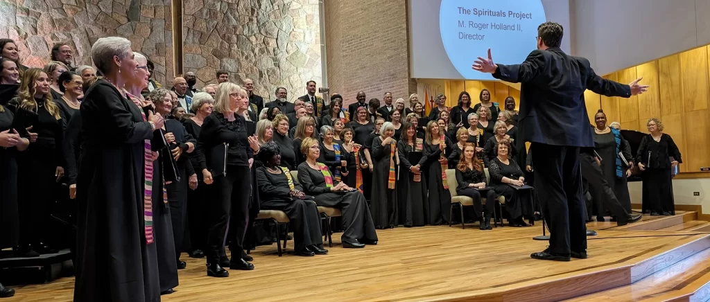The Arvada Chorale performing