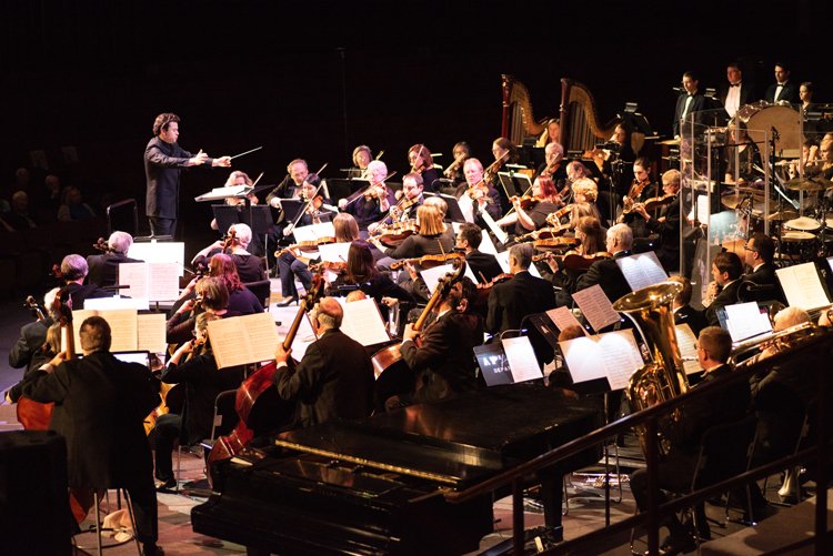 Arapahoe Philharmonic / Symphony of the Rockies performing on stage